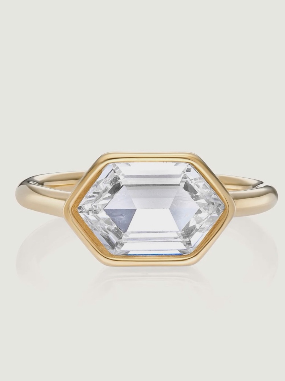 Indigo Lune Hexa Ring